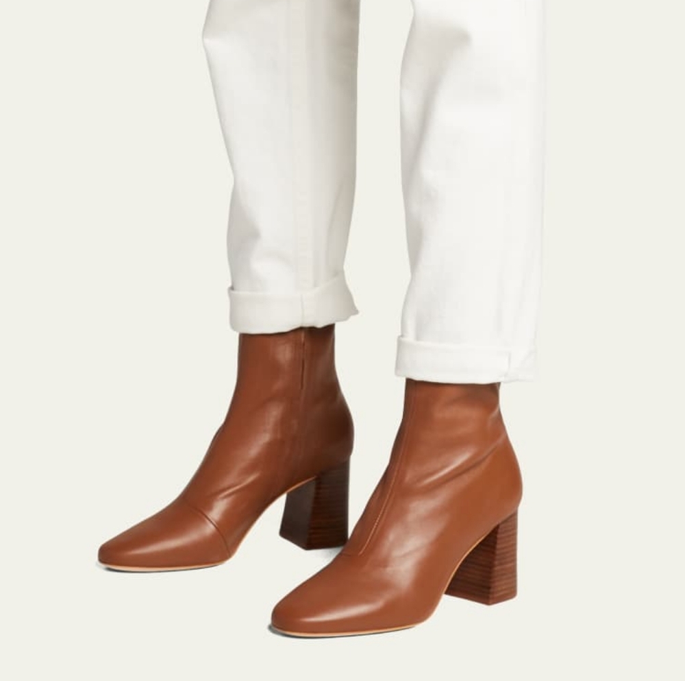 Loeffler Randall Brown Ankle Boots - Picture 11 of 12